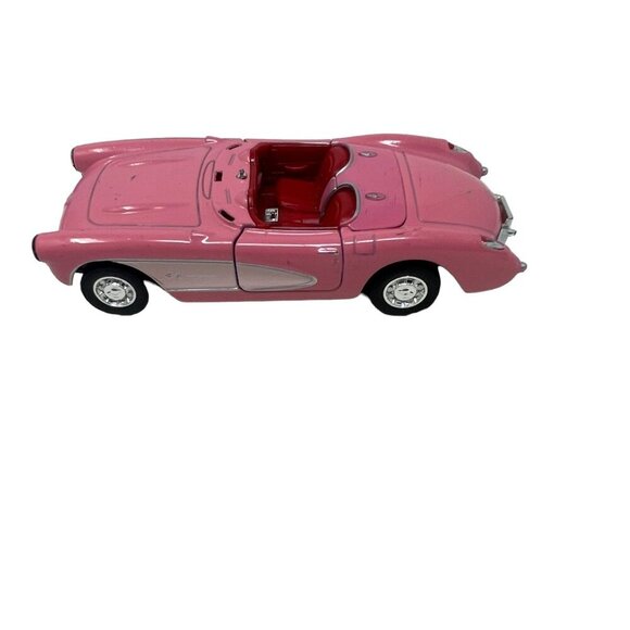 Welly 1957 Pink Chevy Corvette Retro 42360 1/24 DIECAST CAR - Picture 2 of 9